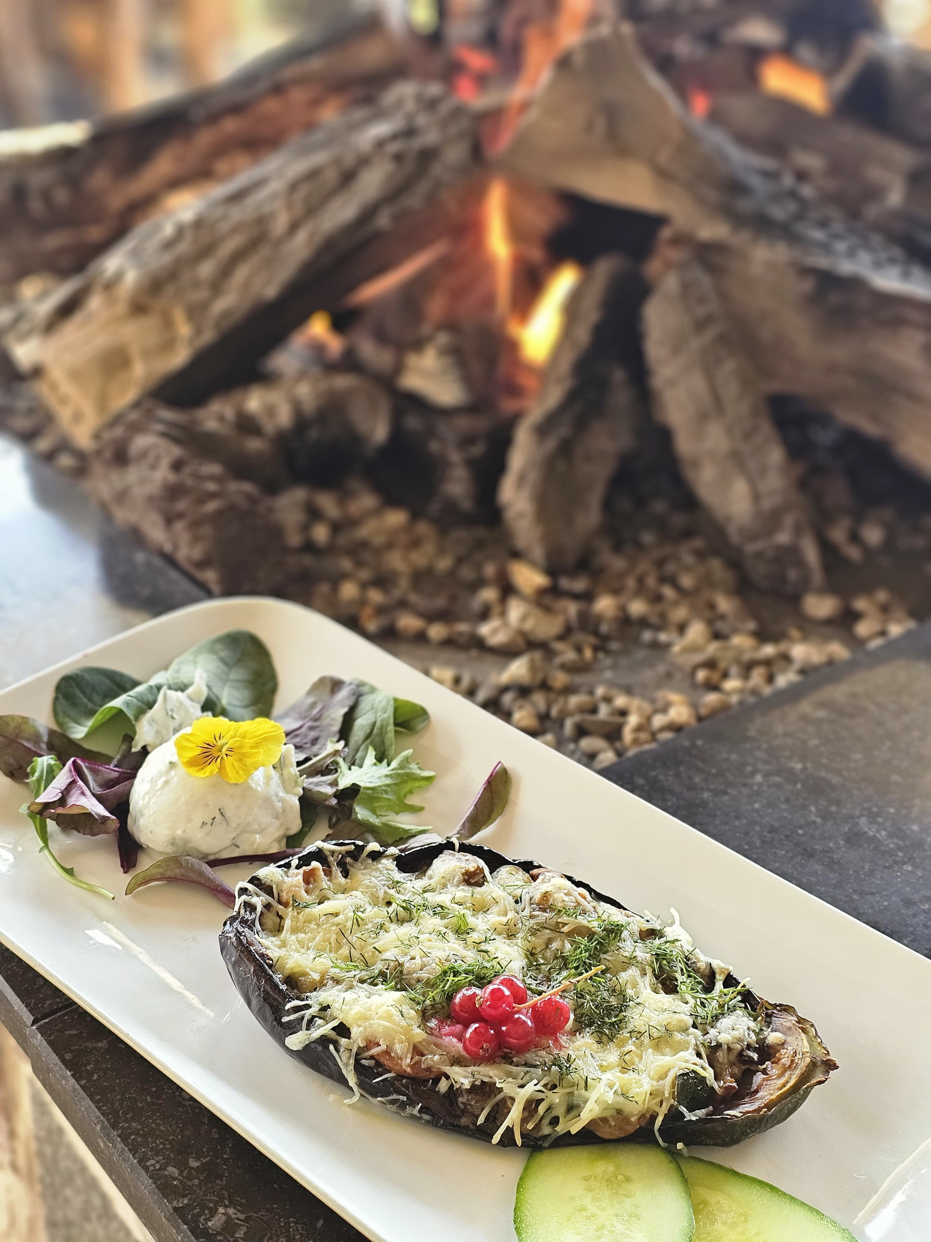 Papoutsaki (gevulde aubergine)